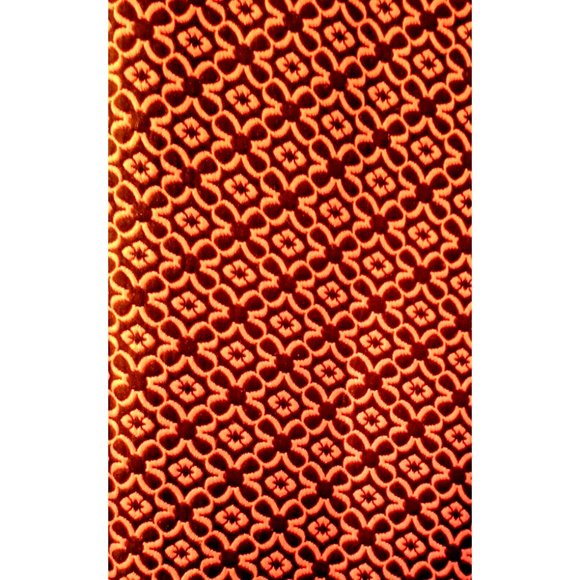 DAMEE INC Orange Black Floral Print Swing Jacket Sz XL 3/4 Sleeves Button Up - Picture 2 of 8